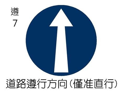 道路遵行方向車道遵行方向差別|認識交通標誌